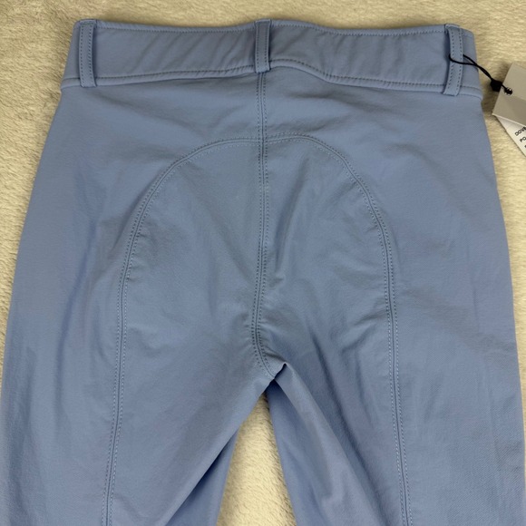 NWT Dover Saddlery Riding Sport Kids Oxford Knee-Patch Breech‎ Smokey Blue 12 - Picture 10 of 14